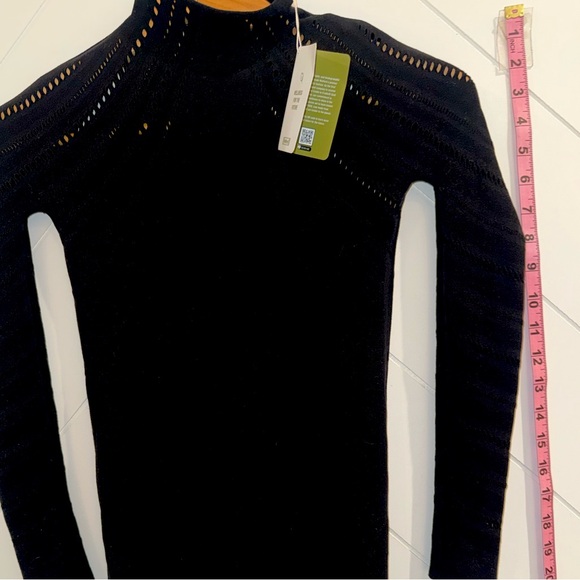 Wolford Holes Effect Black Cocktail Mini Dress Sz Small Black Dresses NWT $755 - Picture 5 of 16